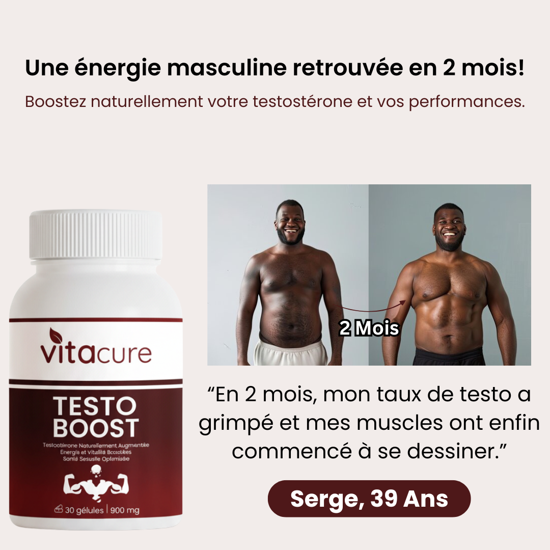 Vitacure : Ta solution contre la baisse de testostérone