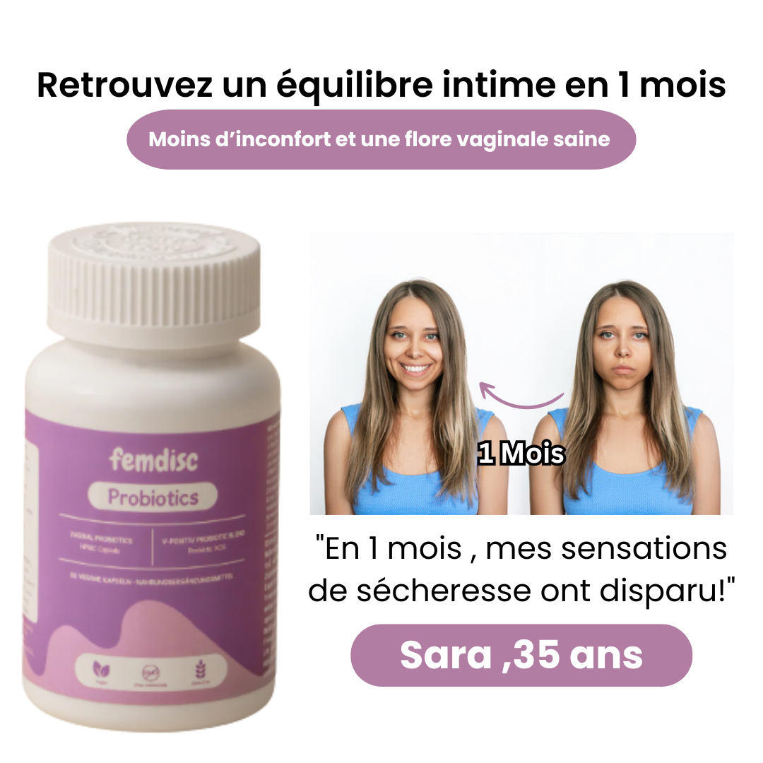 FEMDISC™ : L’alliance du confort et de l’équilibre intime.